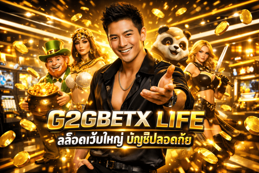 G2GBETX LIFE สล็อตเว็บใหญ่ บัญชีปลอดภัย