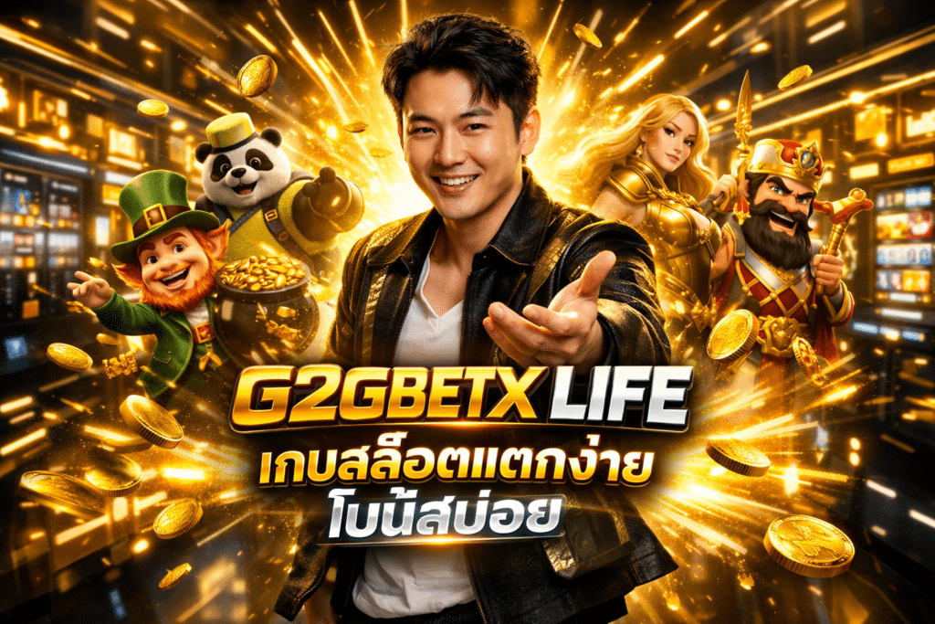 G2GBETX LIFE เกมสล็อตแตกง่าย โบนัสบ่อย